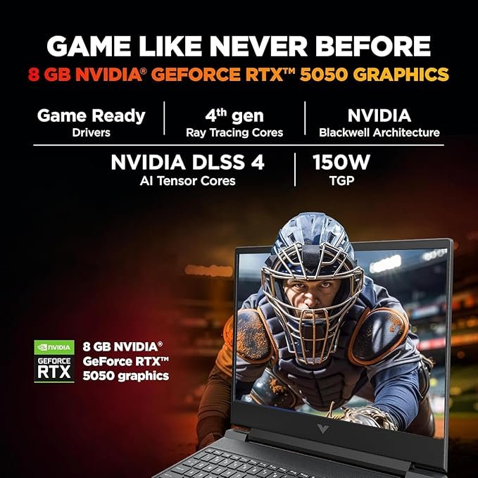 HP Victus, Intel Core 7 240H, 8GB RTX 5050, 24GB DDR5 - Image 4